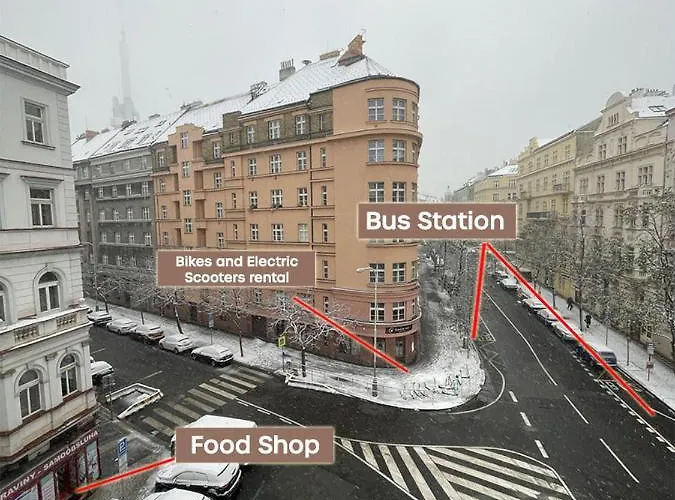 Luxury Beautiful Spacious In Perfect Location Apartamento Praga